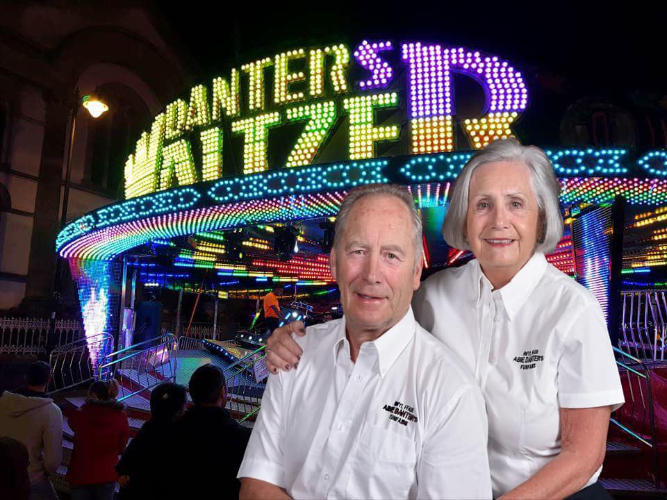Abie and Gill Danter Infront Of Waltzer